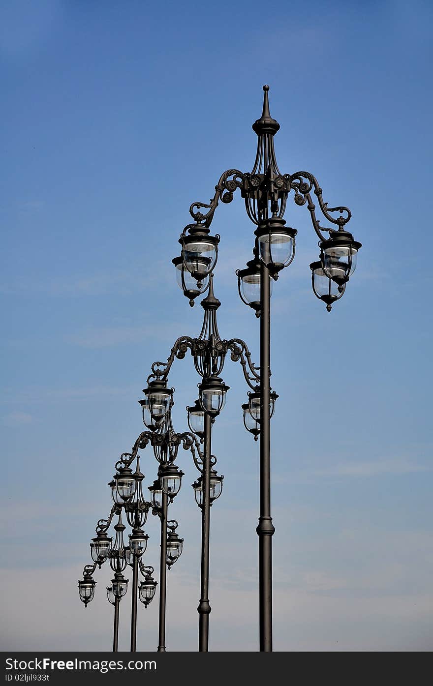 Street lanterns.