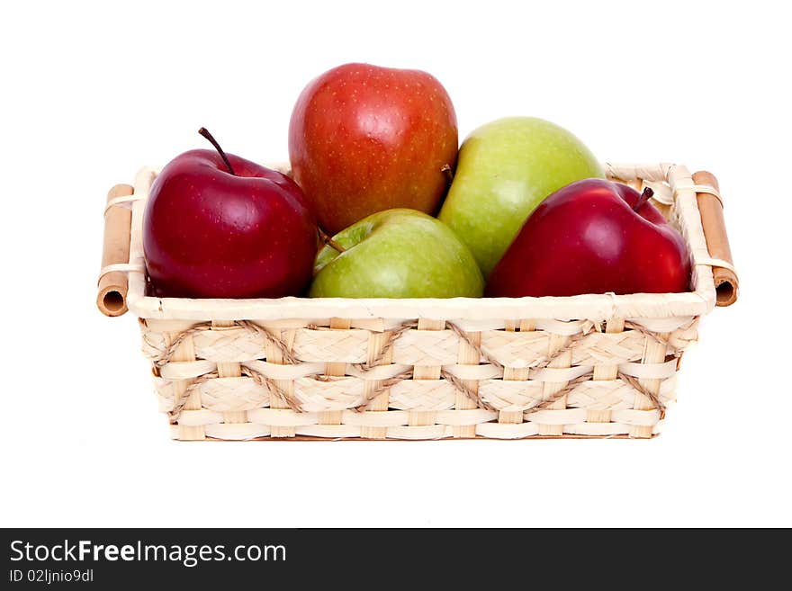 Colorful apples for healthy eating