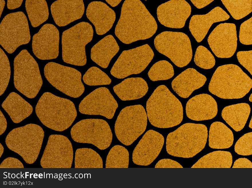 Texture of yellow animal skin with patterns. Texture of yellow animal skin with patterns