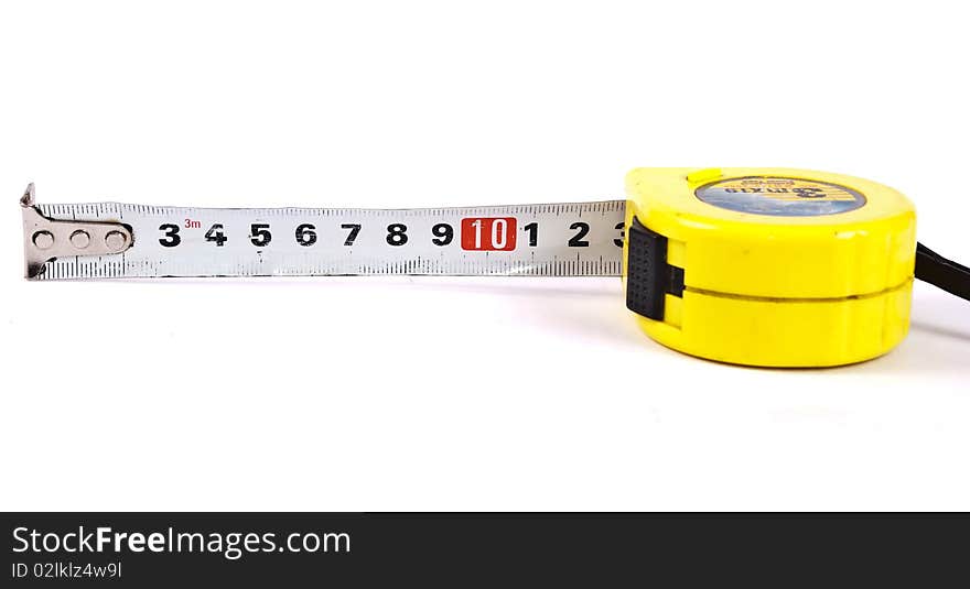 Measure tool isolated on white background