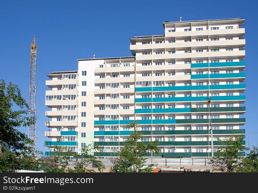 Construction of the new building