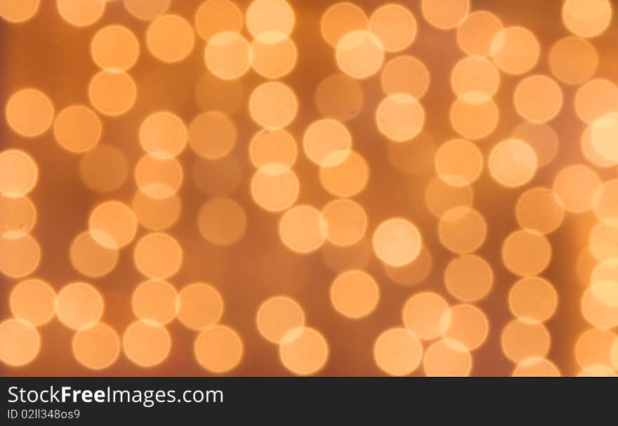 Defocused light dots bokeh background