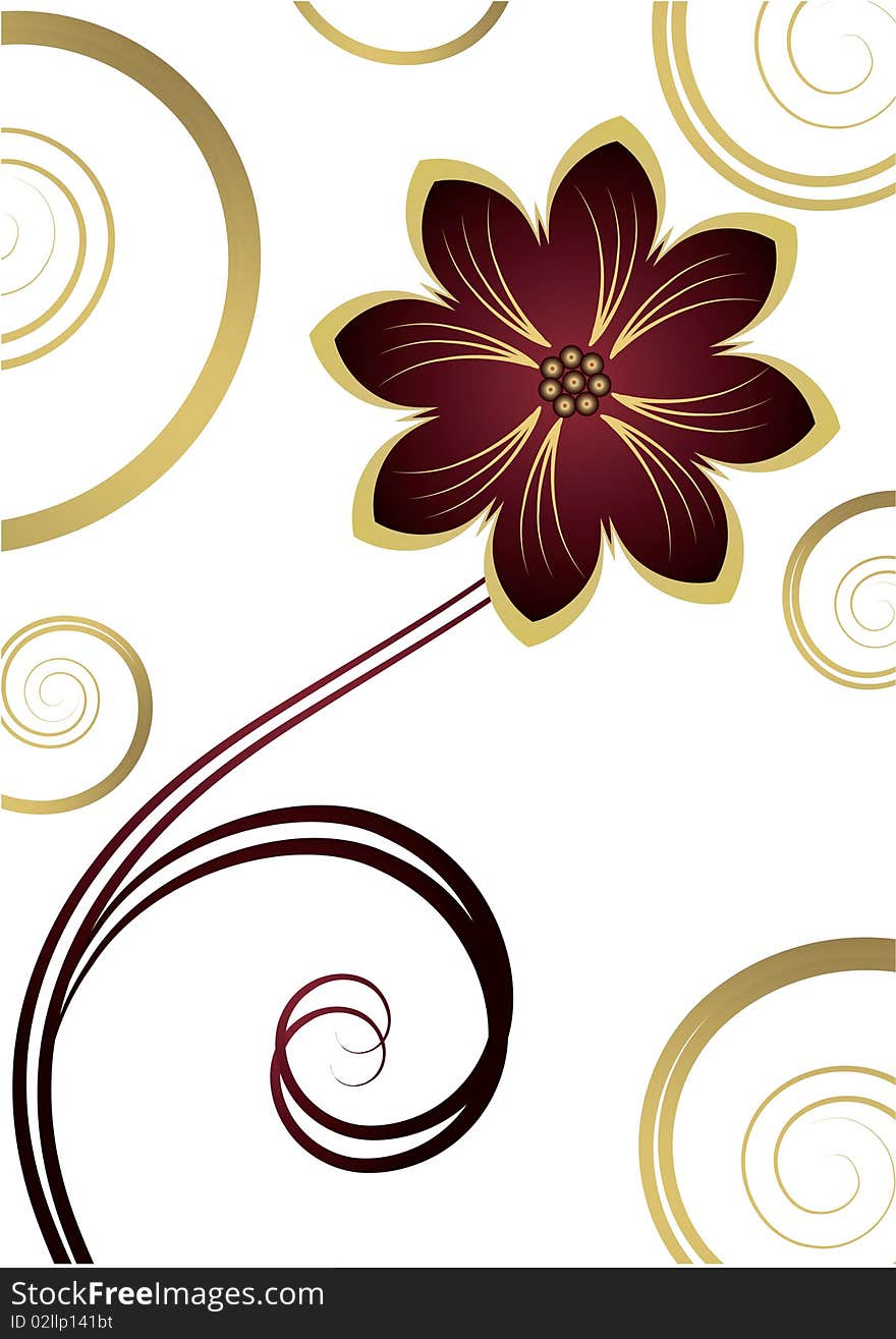 Abstract  Floral Background