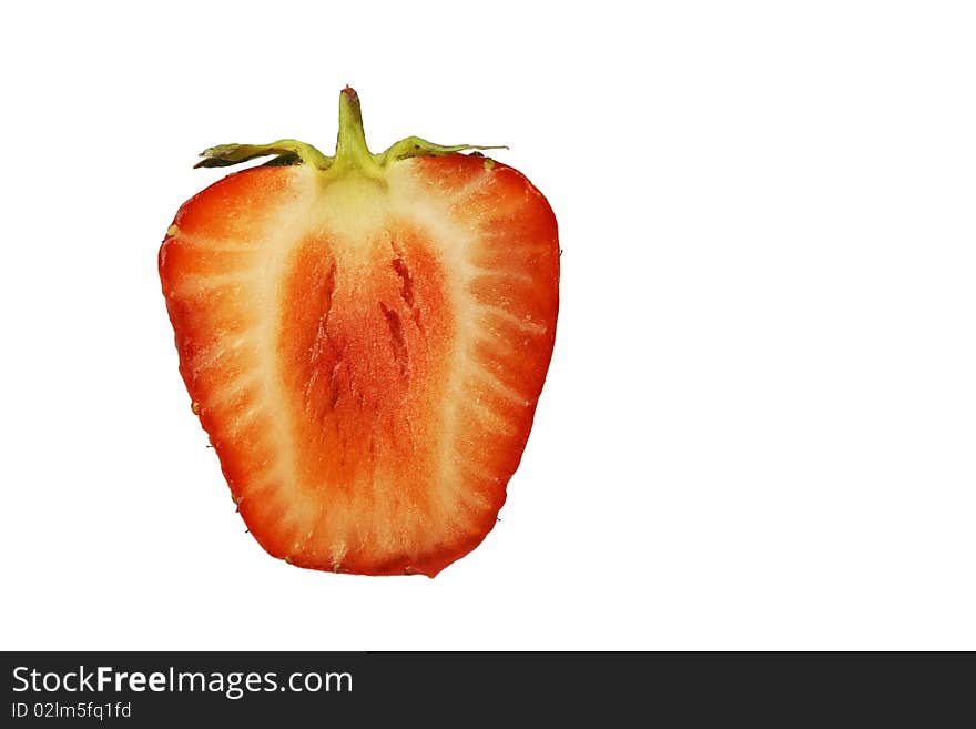 Strawberry, isolated on a white background. Strawberry, isolated on a white background.