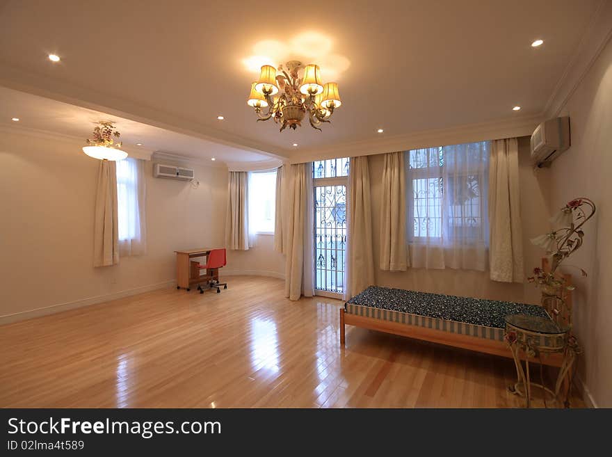 A bedroom of an old house in Shanghai