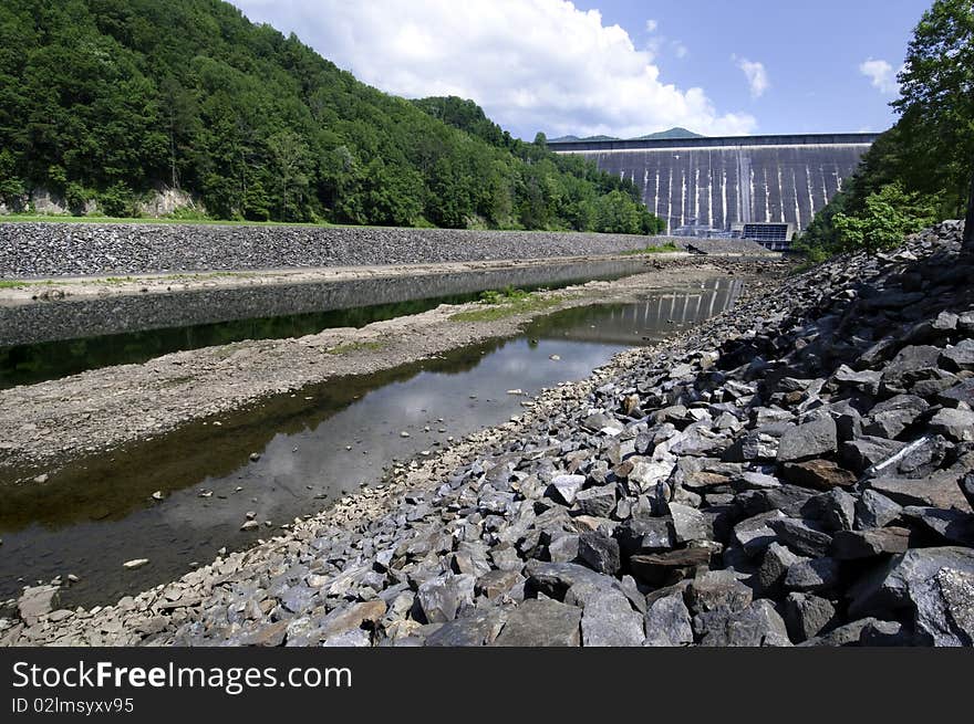 Fontana Dam - on the Little Tennesse River in North Carolina