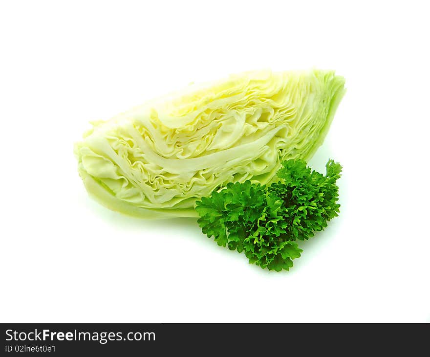 Cabbage with parsley