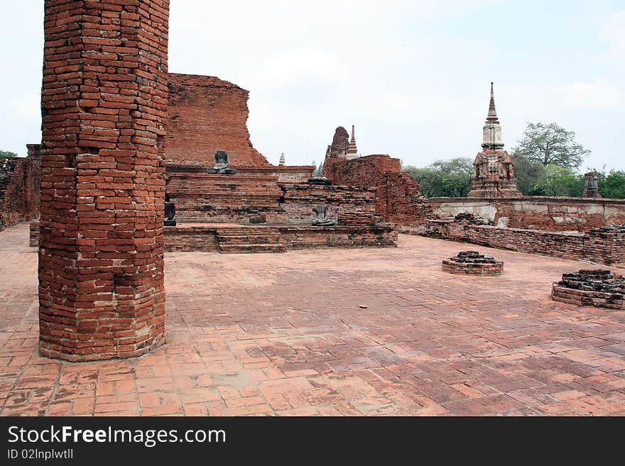 City of Ayutthaya in thailand