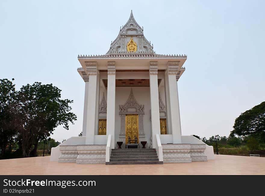 Buddhist monastery at Nakhonsawan province in Thailand.