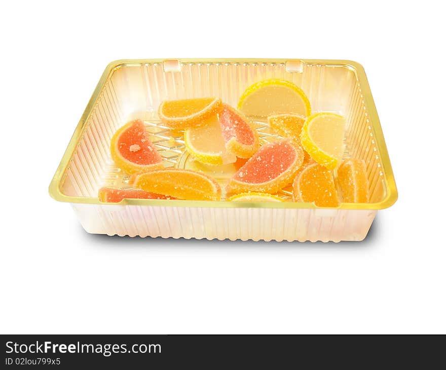 Marmelade In A Plastic Box.