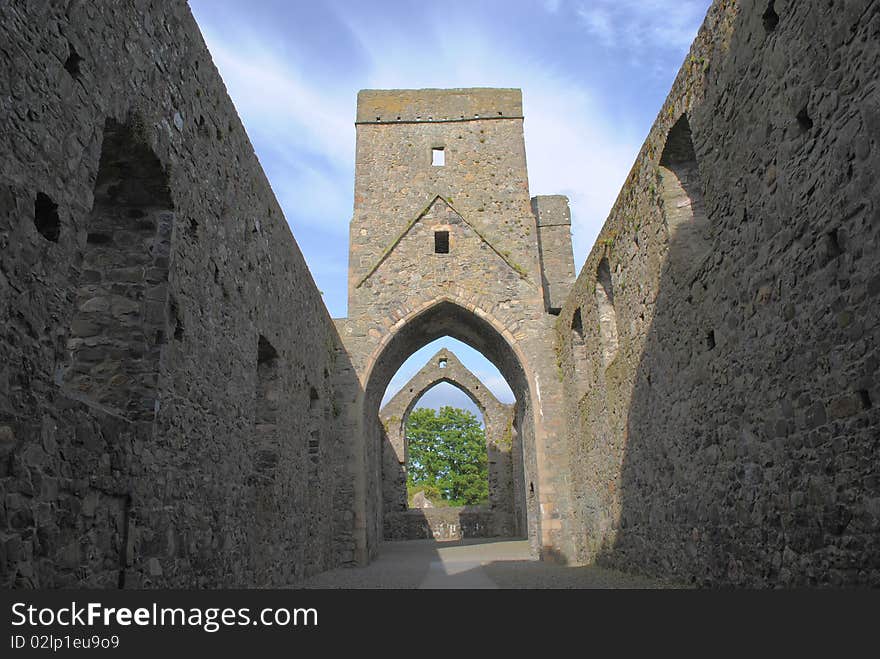 A castle in beautiful ireland. A castle in beautiful ireland