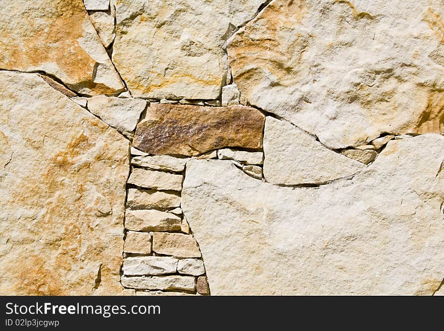 Stone wall pattern natural surface