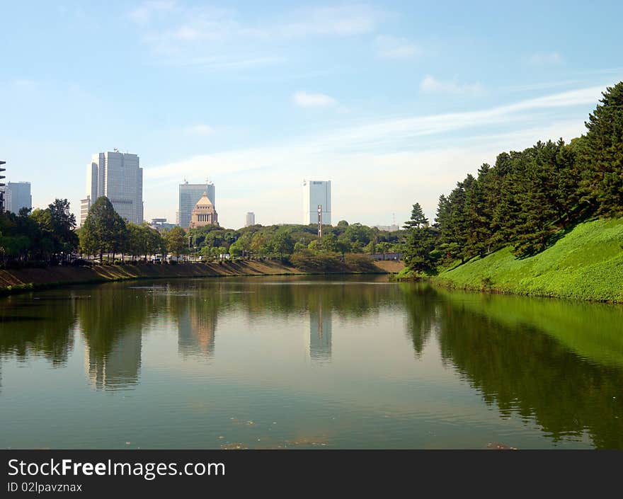 City park in Tokyo