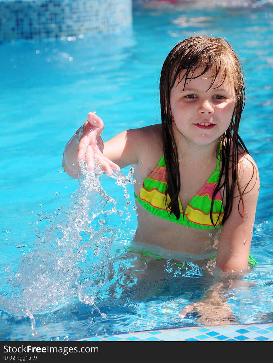 Girls To Swim In The Pool