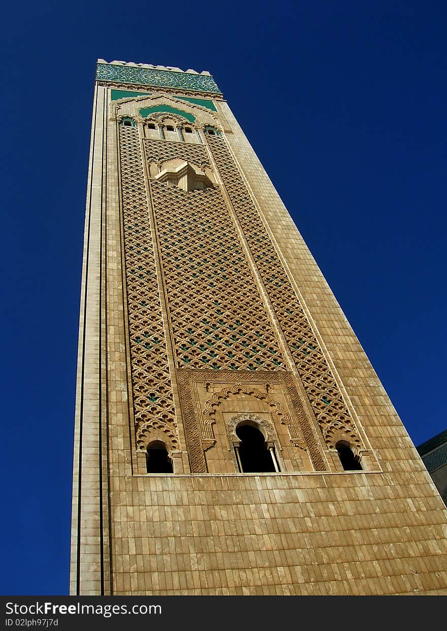 Ancient and classic moroccan tower