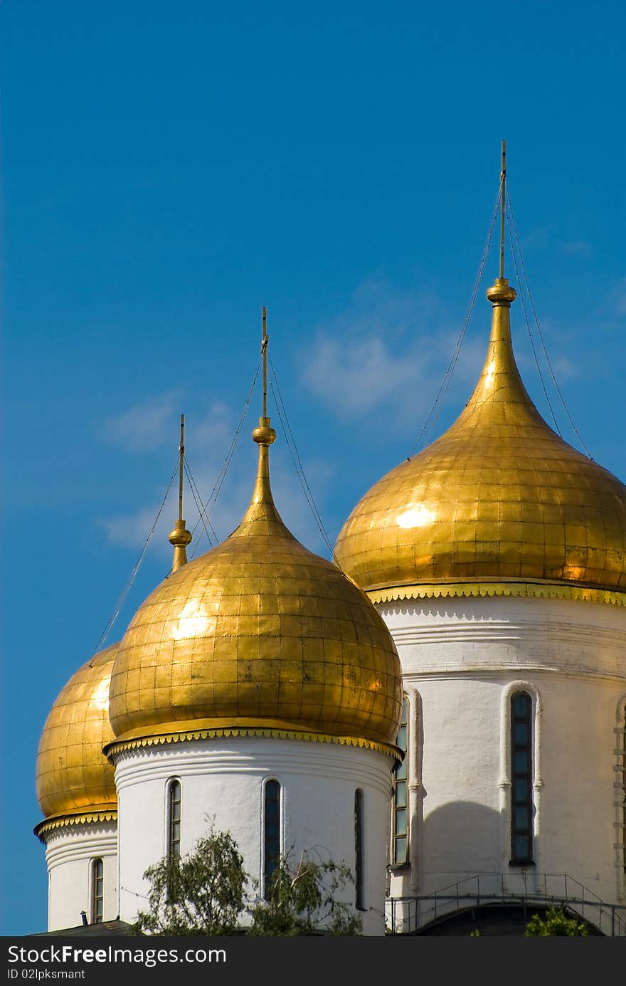 Temple in the city of Moscow in the Kremlin. Temple in the city of Moscow in the Kremlin.