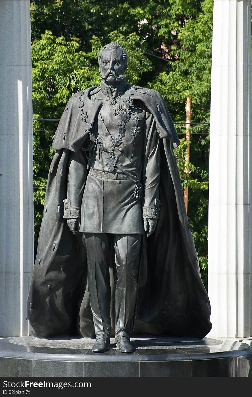 Moscow. Statue to the Alexander II