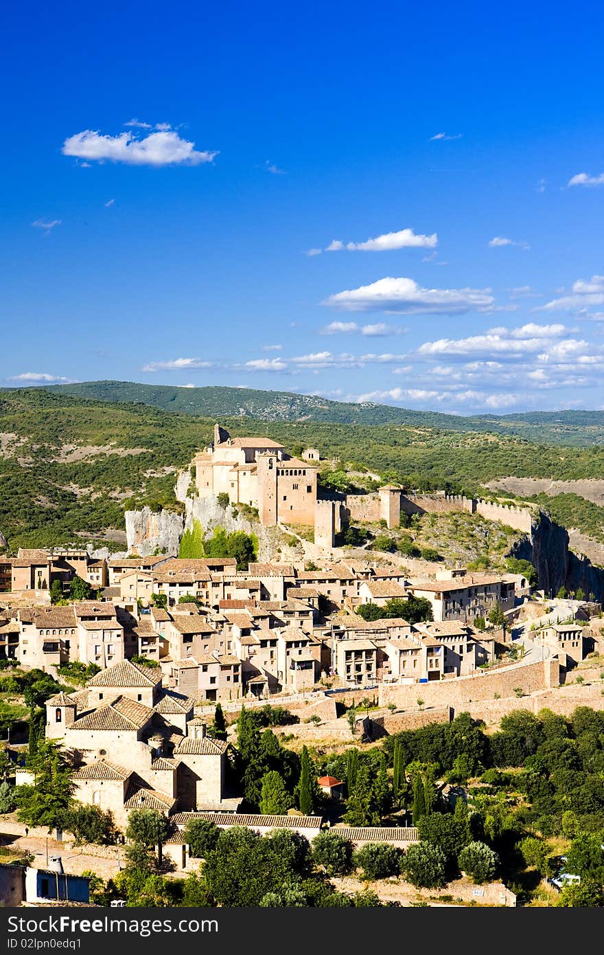 Alquezar in Huesca Province, Aragon, Spain