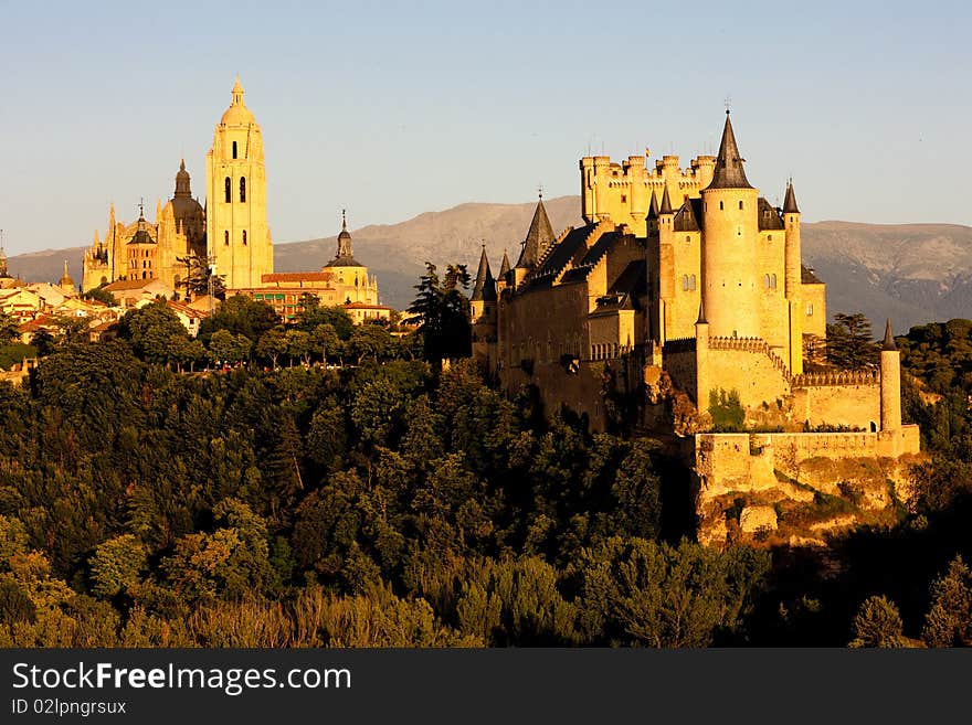 Segovia in Castile and Leon, Spain