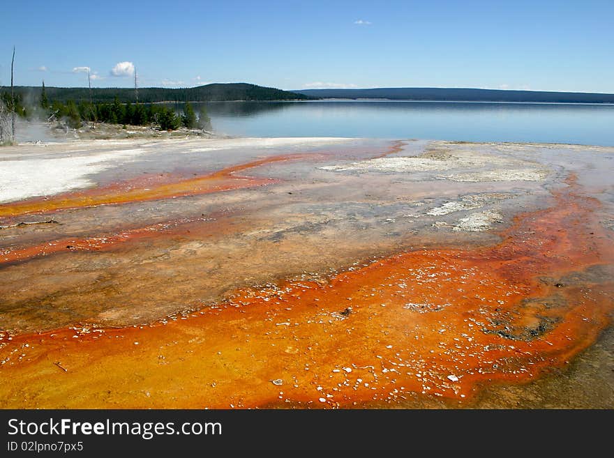 Geothermal Feature in Yellowstone