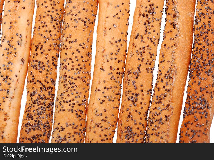 Salted Breadsticks With Poppy Seeds