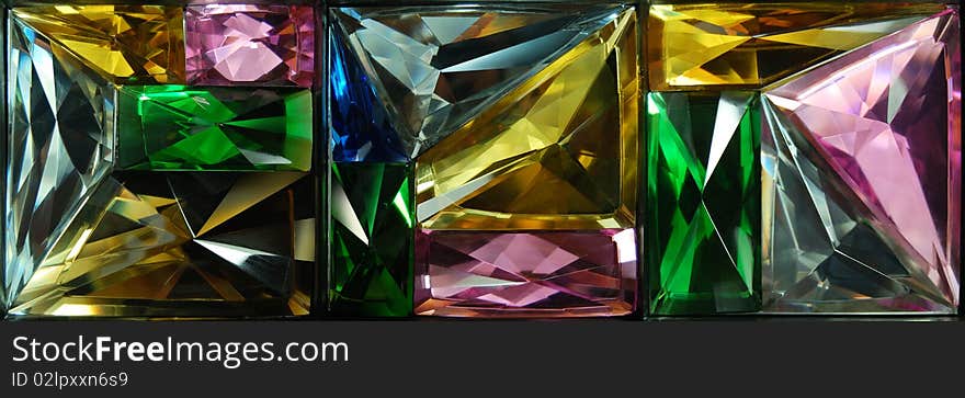 Various shape of gem stone. Various shape of gem stone