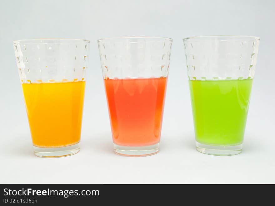 Glasses Of Fruit Juice