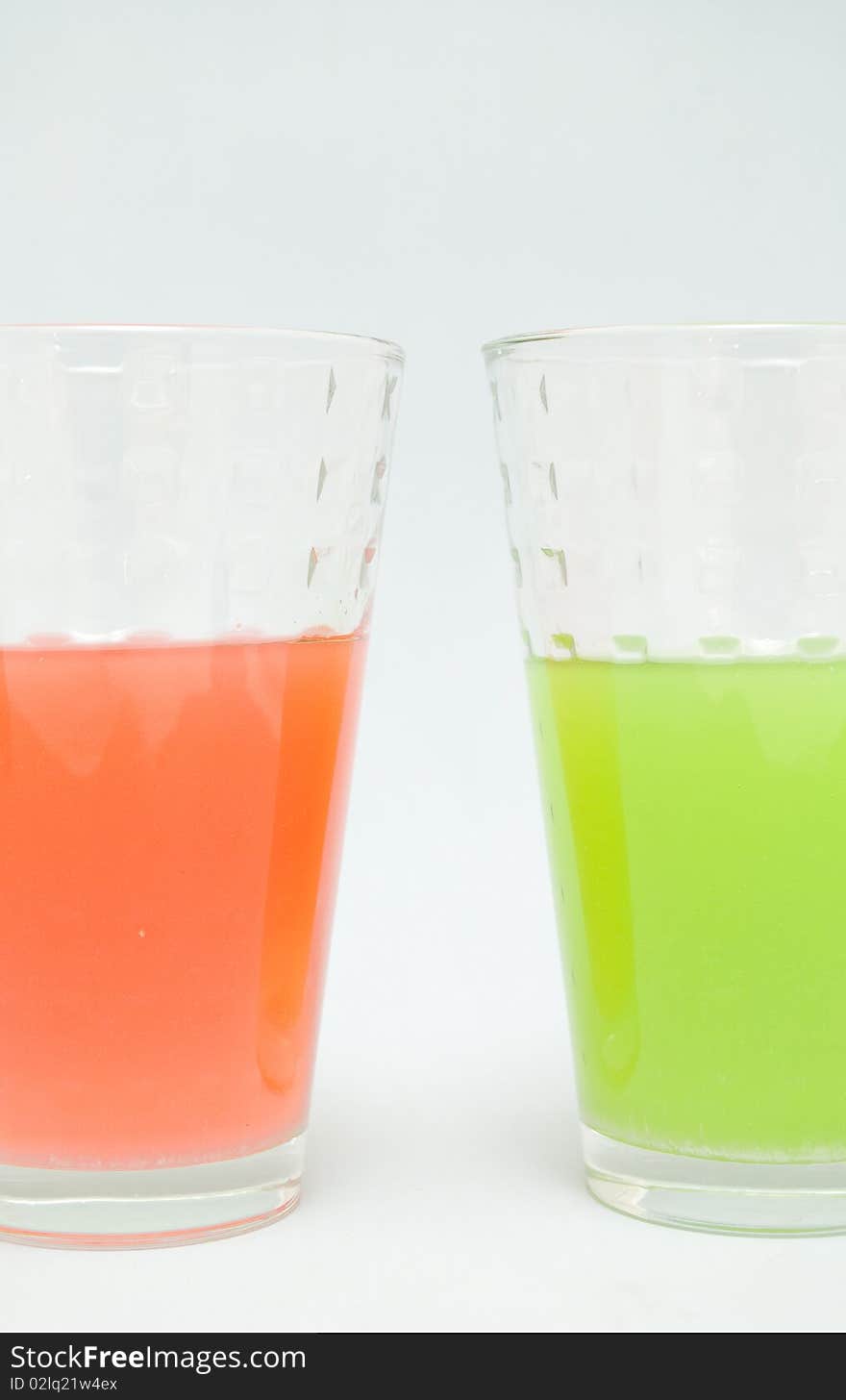 Glasses Of Fruit Juice