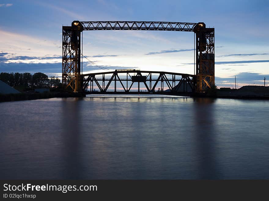 Old Bridge In Cleveland