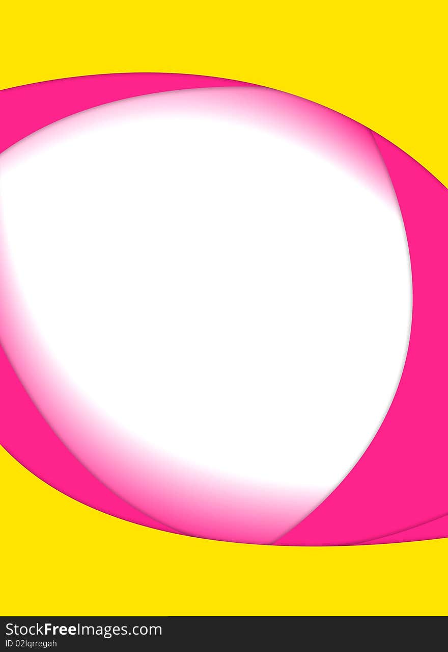 An abstract background in pink and yellow colors with copy space. An abstract background in pink and yellow colors with copy space