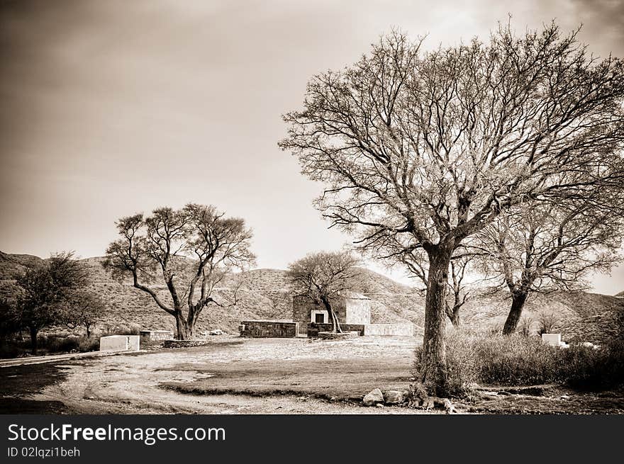 Small Chapel At Nida Plateau