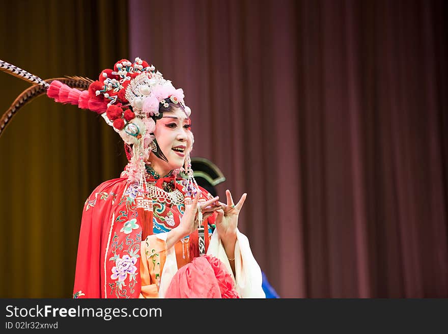 China opera woman