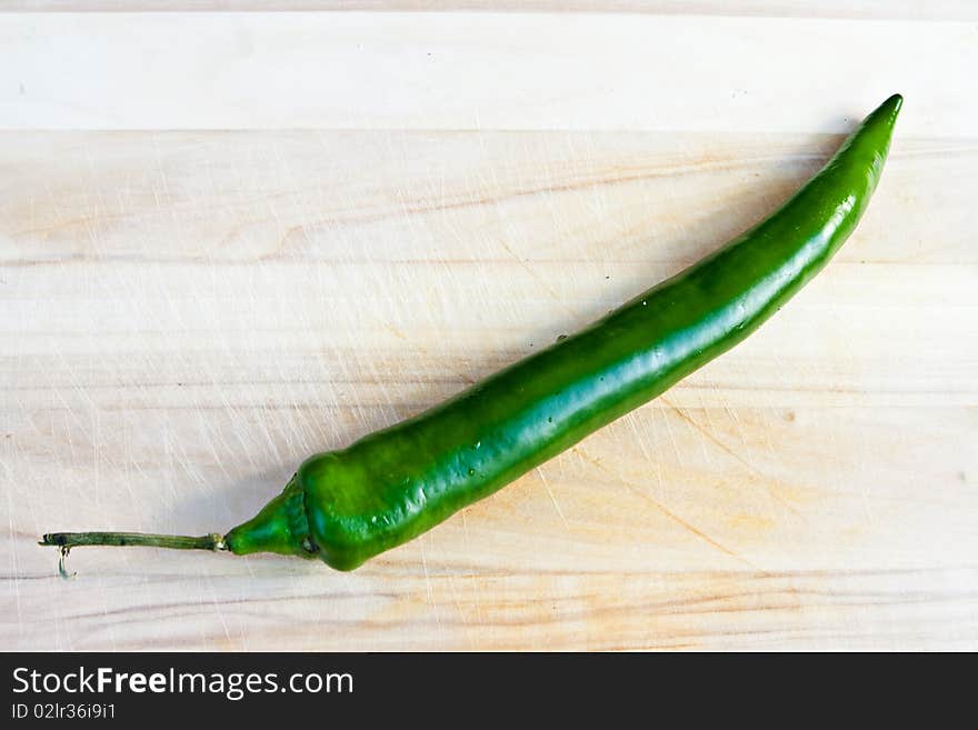 Green hot pepper