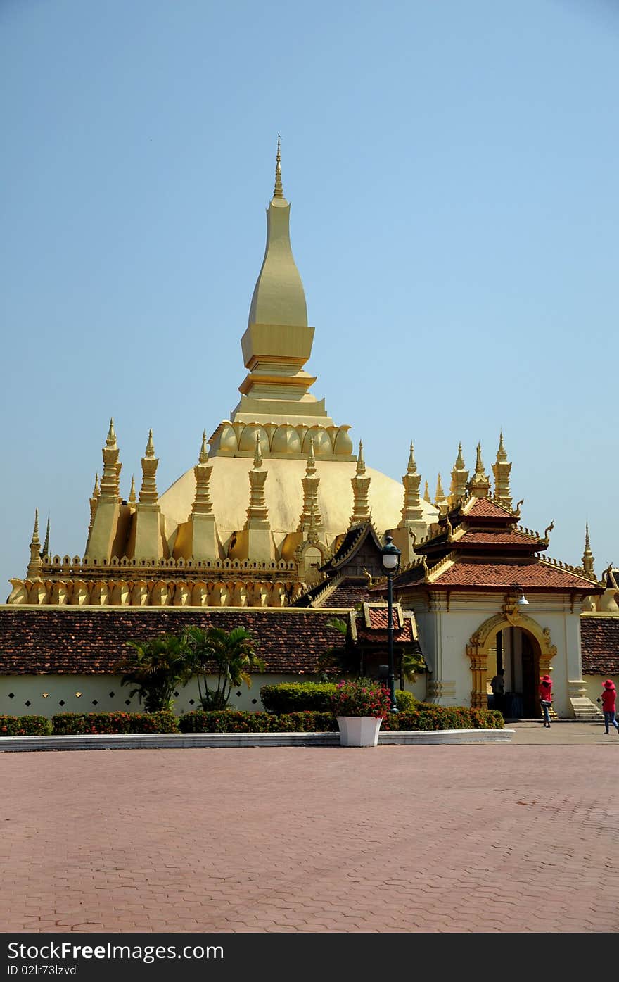 Laos Temple view