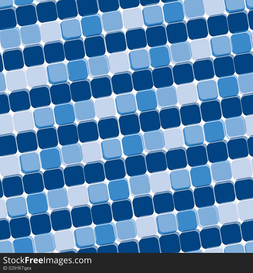 Seamless vector texture with blue tiles. Seamless vector texture with blue tiles