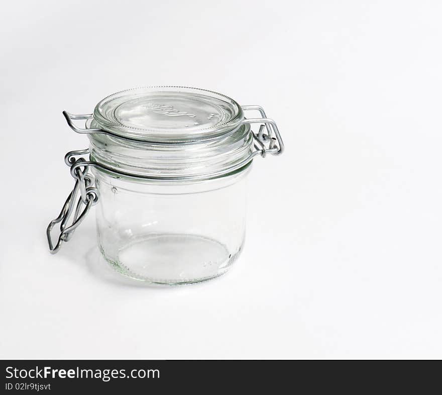 Close-up Of A Preserving Jar. Close-up Of A Preserving Jar