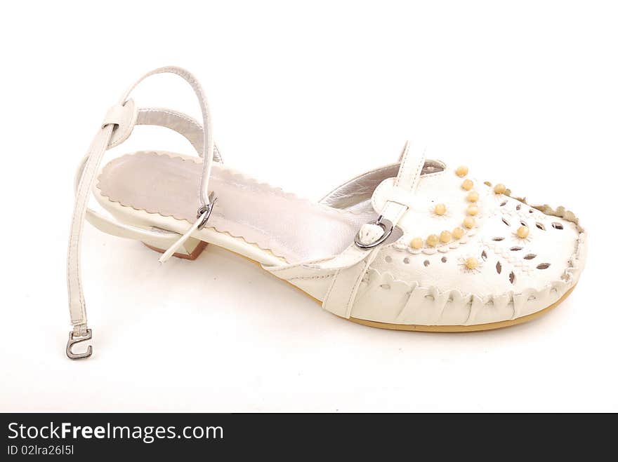 Women shoe isolated on a white background