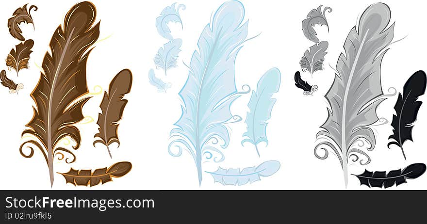 Stylized Feathers