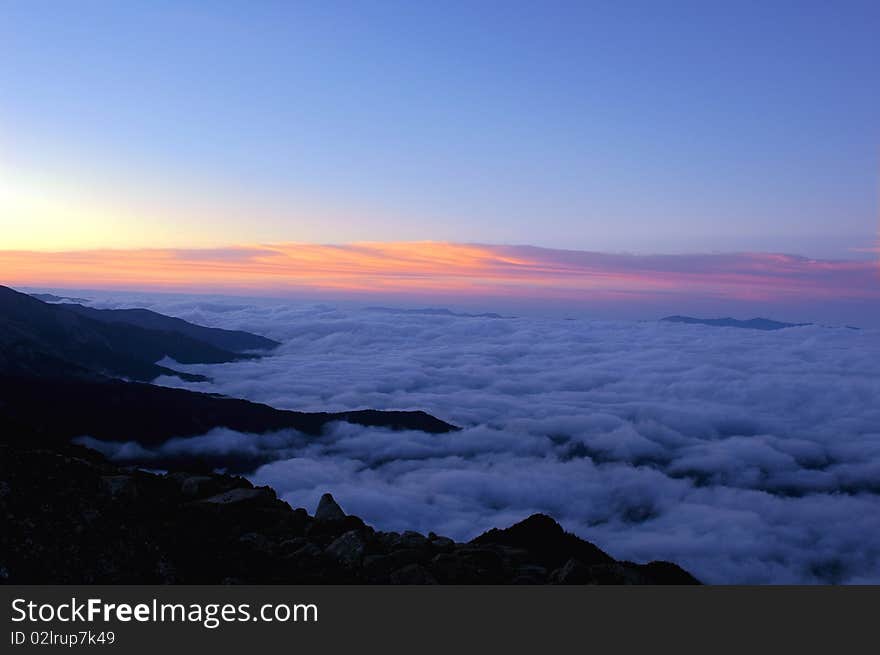 Sea of clouds