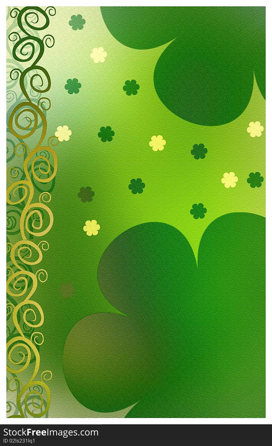 A beautiful invitation card with flowers and abstract background