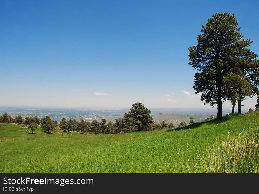 Distant Views from White Ranch,a public space near Denver, CO