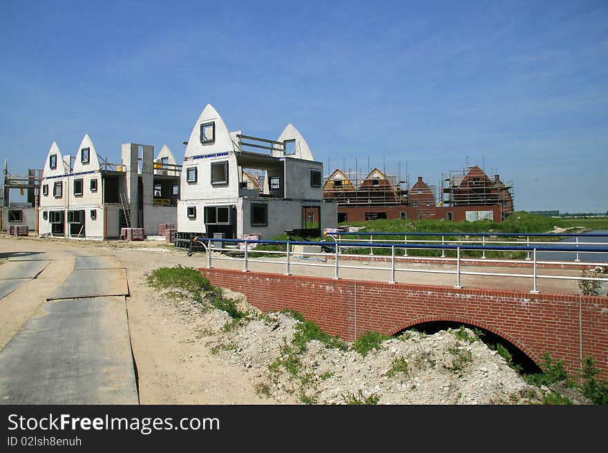 House construction site