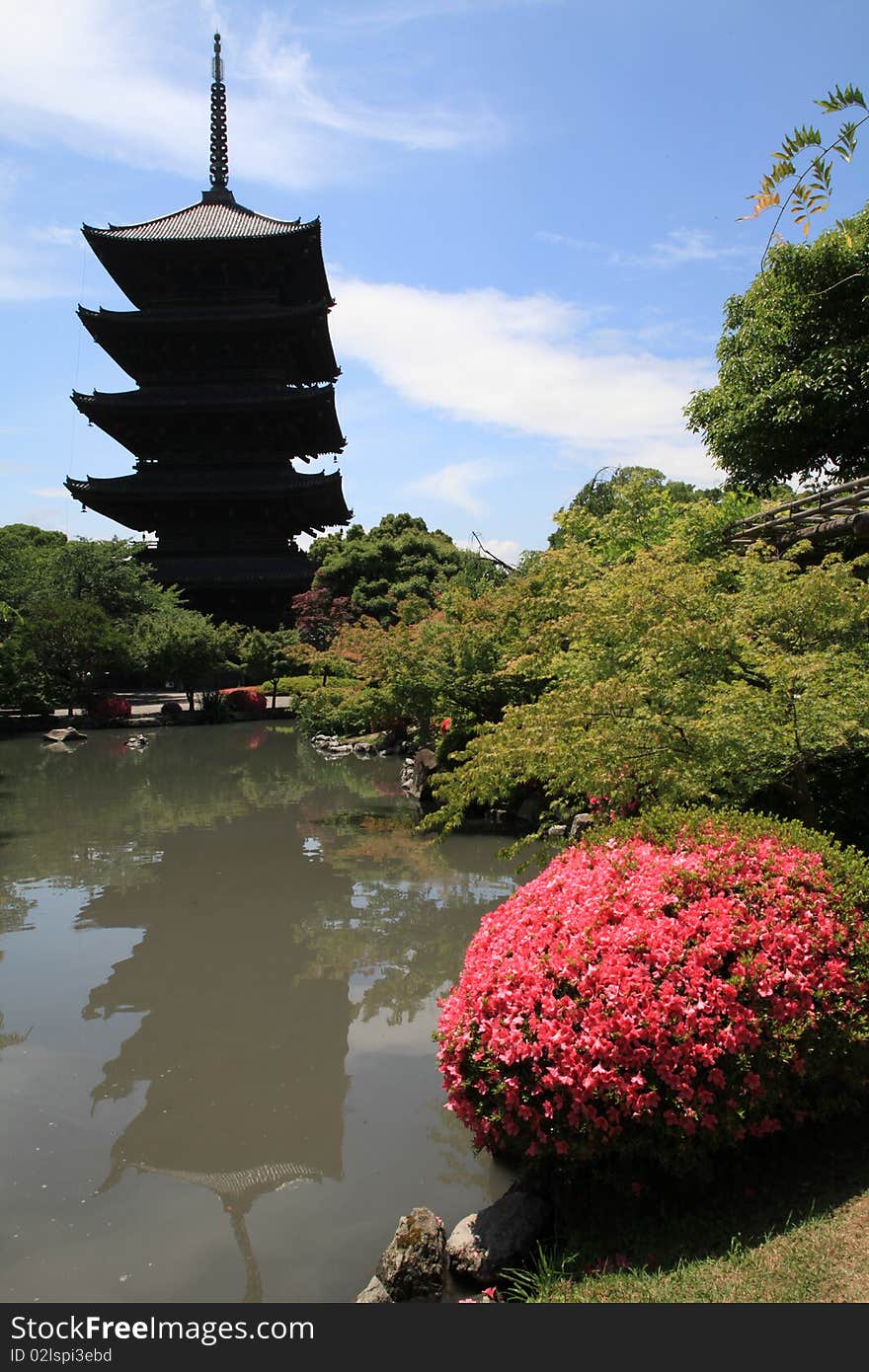 Toji Buddhist tower in Kyoto