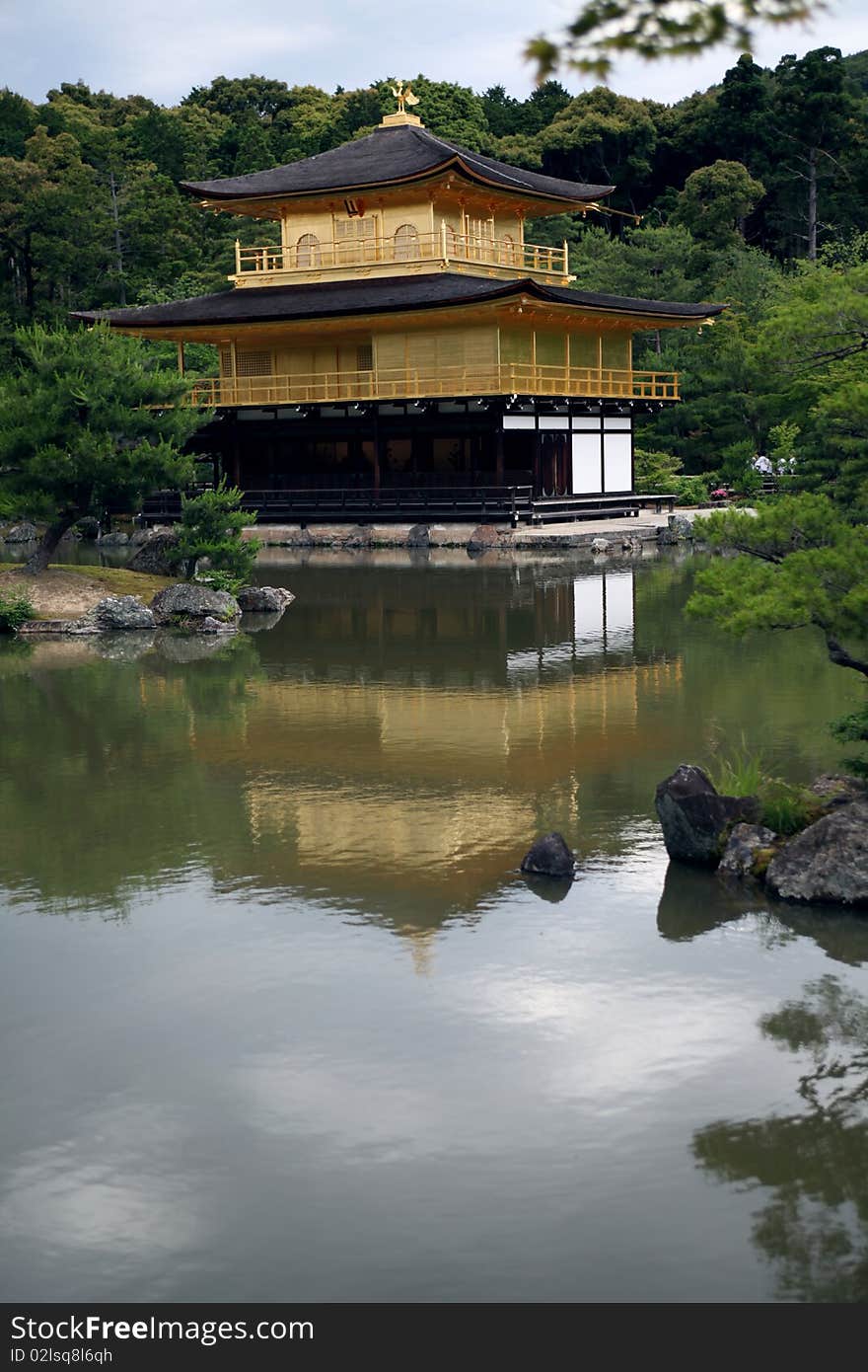 Kinkakuji Rokuonji In Kyoto