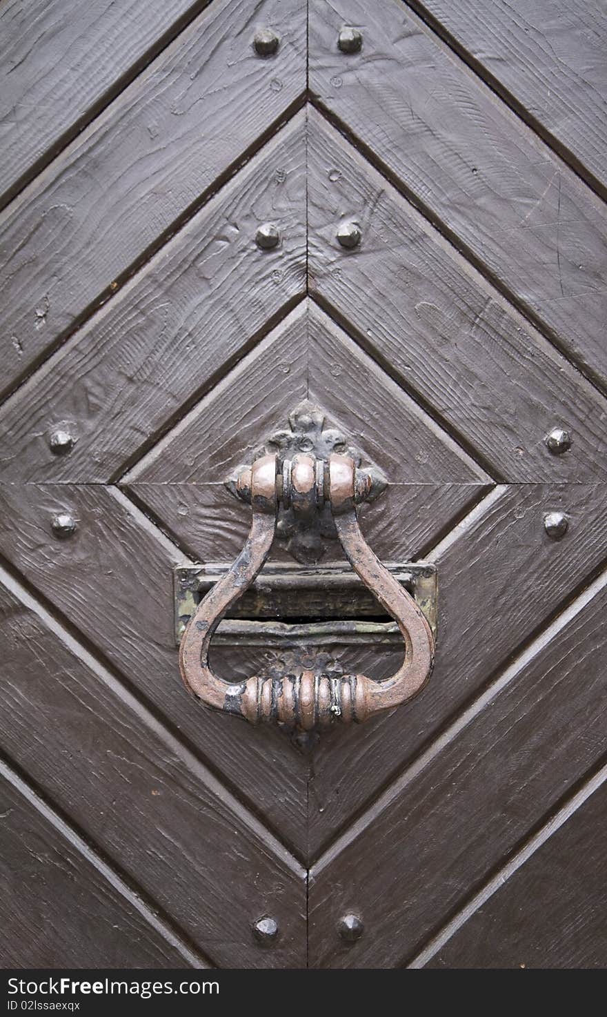 Steel medieval knocker