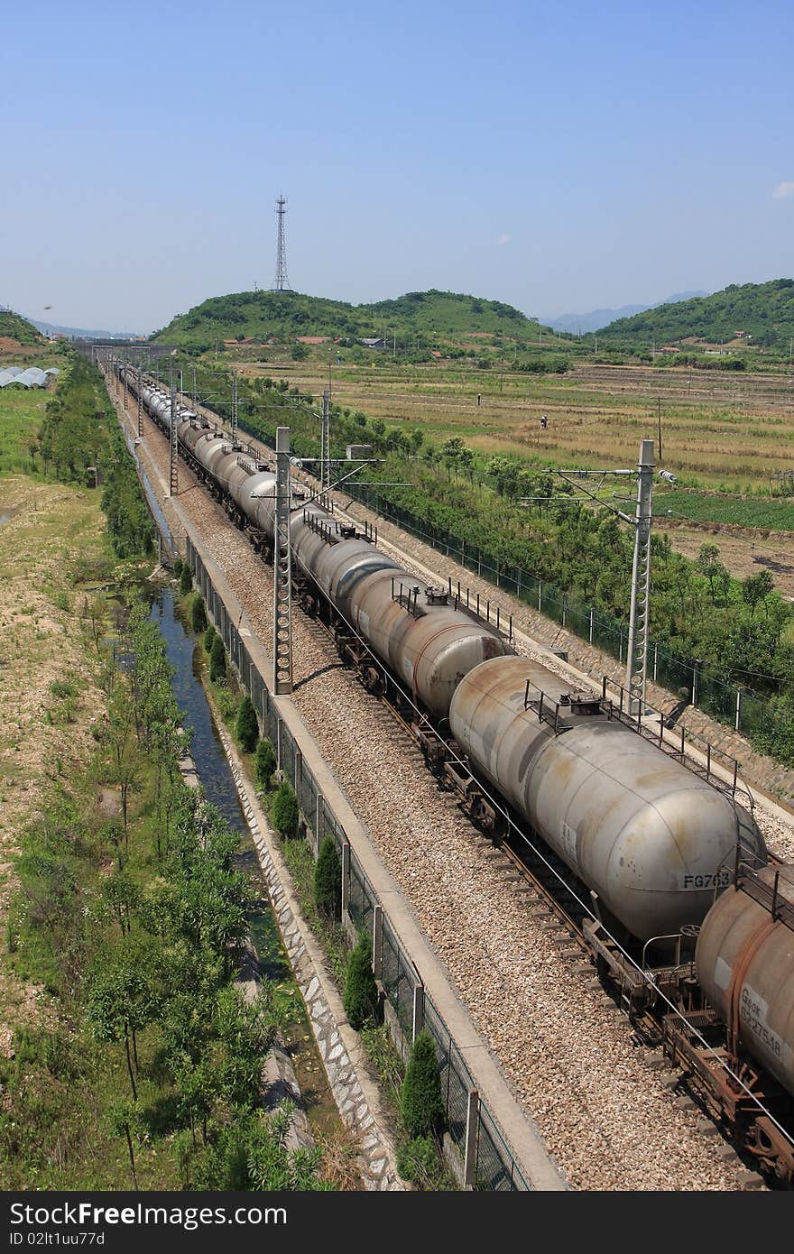 Rail transport of oil