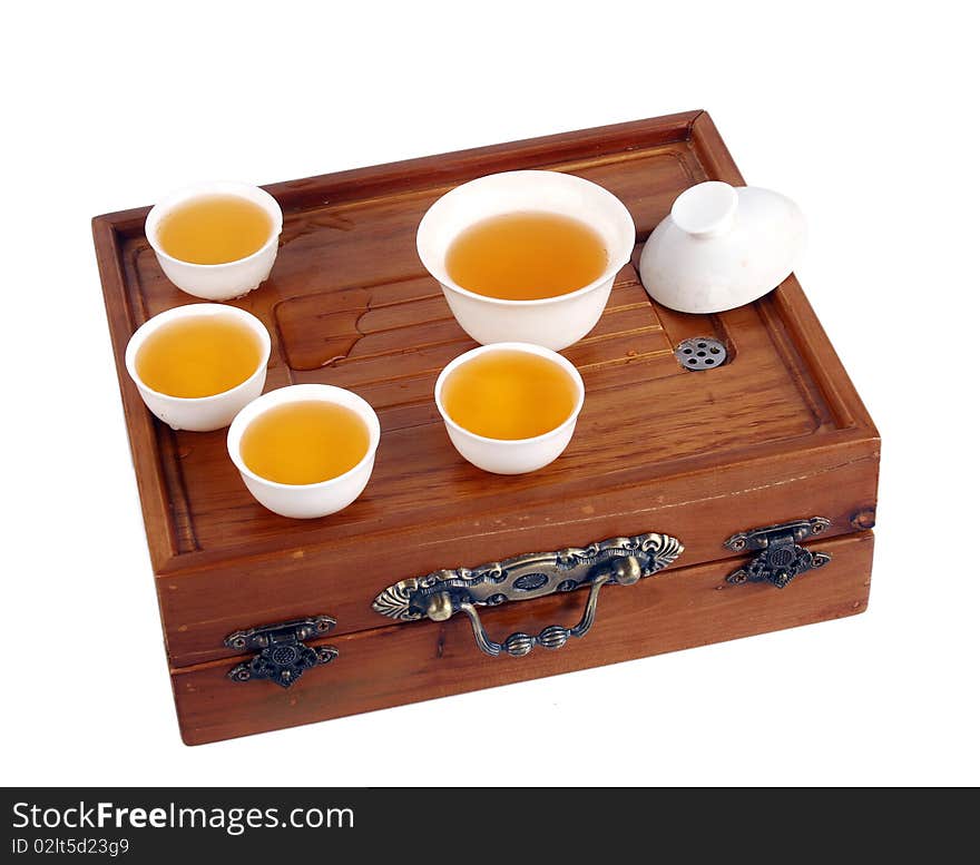 Green tea set