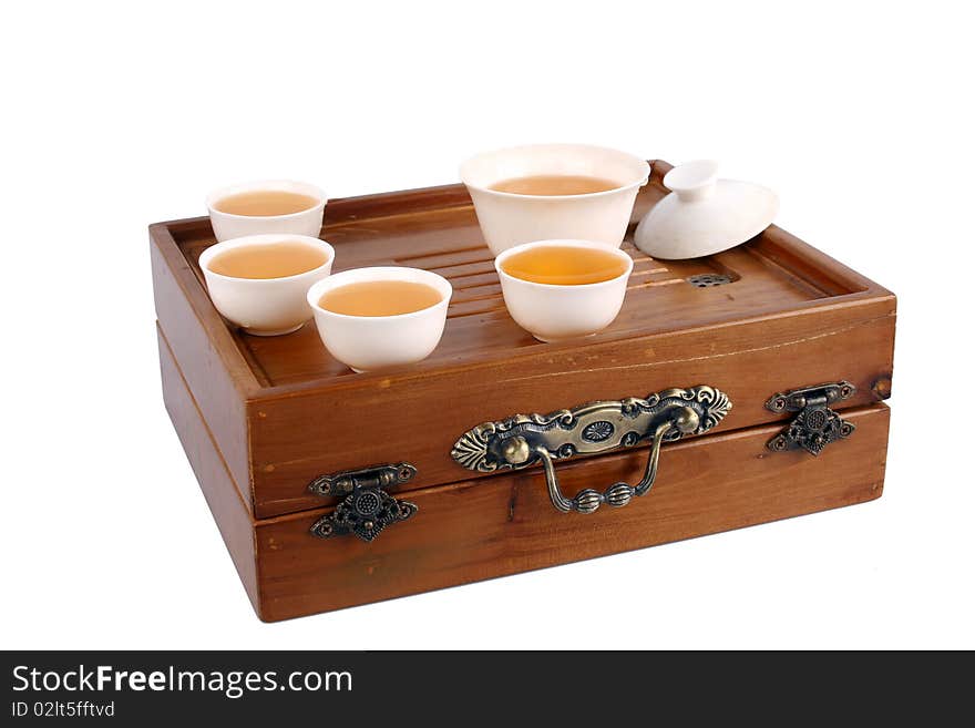 Green tea set