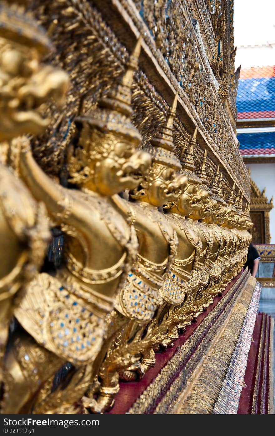 Golden Garuda in The Grand Palace