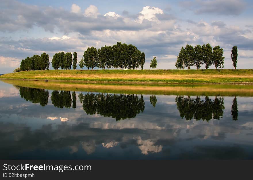 Landscape with river